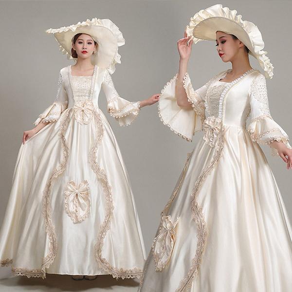 貴族ドレス ロングお姫様ドレス中世ヨーロッパ ステージ 貴婦人 スクエアネック 上品 帽子付き 演奏会 舞台 ゴージャス Aライン Da6s1 マンテンショップ 通販 Yahoo ショッピング