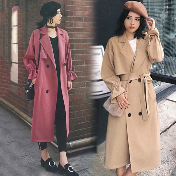 トレンチコート レディース 秋コート スプリングコート 小さいサイズ 大きいサイズ ロング丈 大きいサイズ 春 秋 アウター 秋物 就活韓国風 Dd223n1 マンテンショップ 通販 Yahoo ショッピング