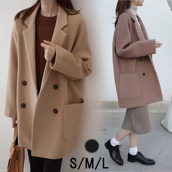 チェスターコート レディース コート 女性 秋冬 おしゃれ ファッション 無地 アウター 大人 上品 通勤 秋冬物 冬服 暖かい S M L Dg194t2 マンテンショップ 通販 Yahoo ショッピング