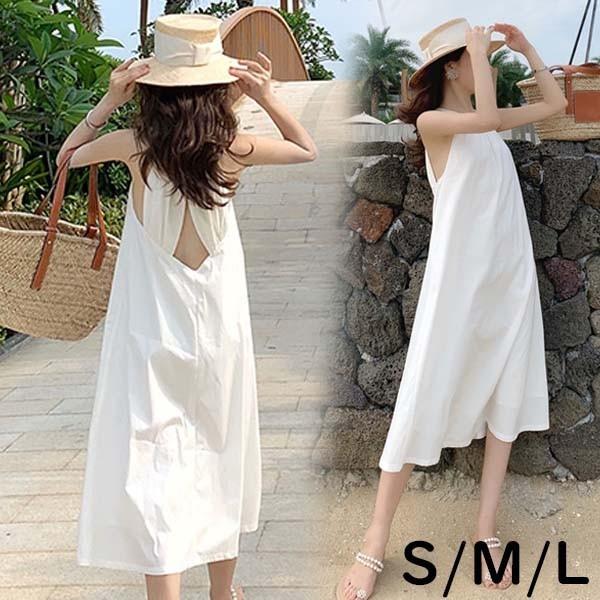 ワンピース 白 リゾートワンピ ハワイ リゾートワンピース レディース