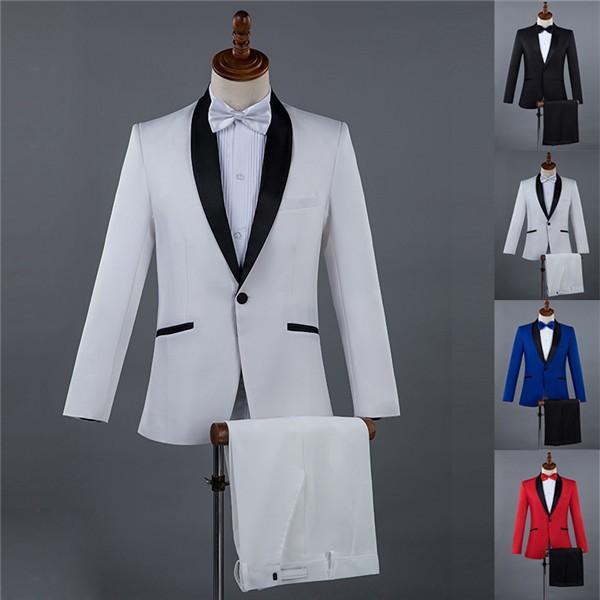 衣装 王子様 貴公子 大人 演奏会 メンズ スーツ 赤 黒 白 ブルー S~2XL