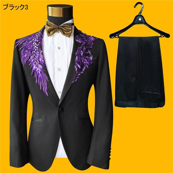 S/M/L/XL/2XL/3XL/4XL/5XL ステージ 衣装 カラオケ 大会 男性用スーツ