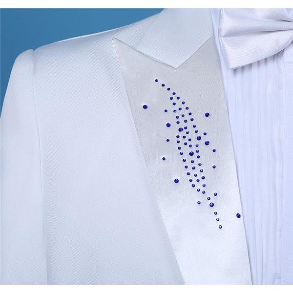 燕尾服 白 タキシード 男性用スーツ 燕尾 大会 指揮者用 演出服 王子様