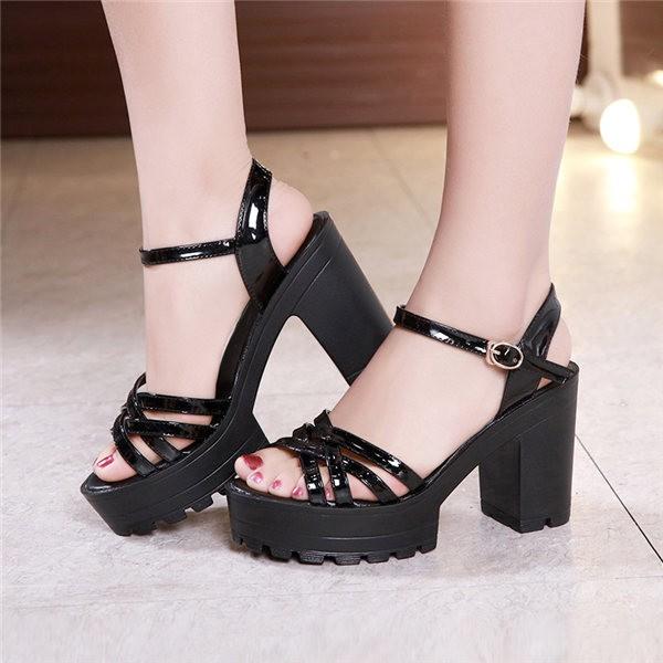 サンダル 太ヒール 大きいサイズ コンフォートサンダル 厚底サンダル