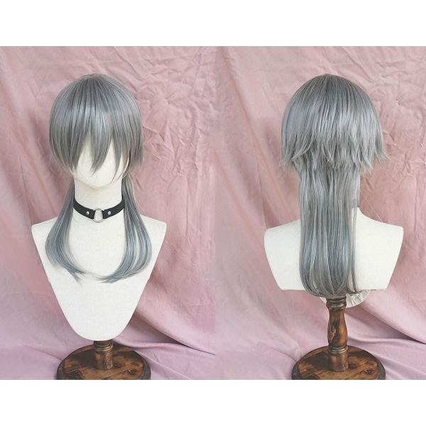 FONTANE グレー ショート　ウィッグ　フル Amazon.co.jp: ABUNDANTDOODS フルウィッグ ウィッグ 短髪