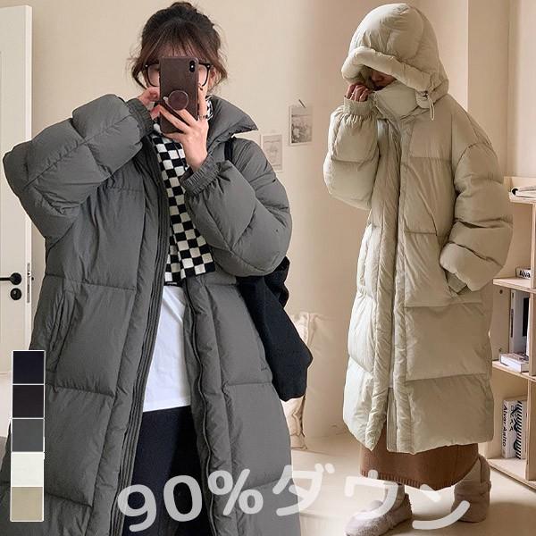 90%ダウン ダウンコート レディース ロング ベンチコート 大きめ 90%ダウン ダウンコート レディース ロング ベンチコート 大きめ