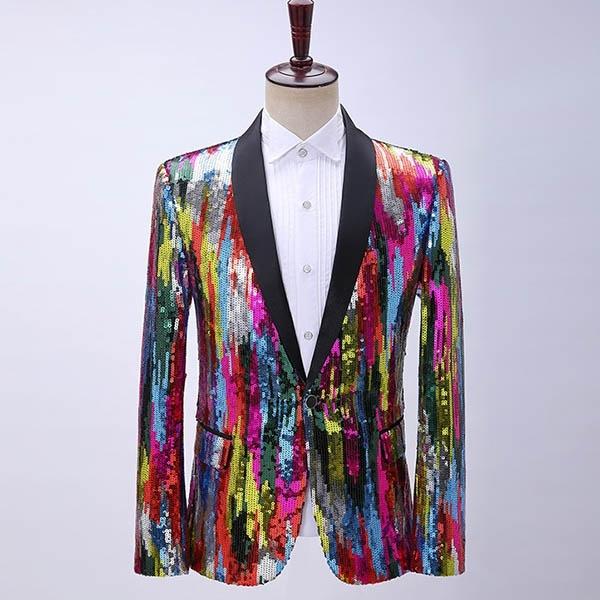 ジャケット（単品） ステージ衣装 メンズ 演出服 スパンコール