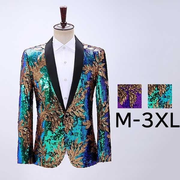 ジャケット 単品 ステージ衣装 メンズ 演出服 スパンコール キラキラ カラオケ 大会 演奏会 アイドル 貴族服 オペラ 声楽 Dw243ze マンテンショップ 通販 Yahoo ショッピング