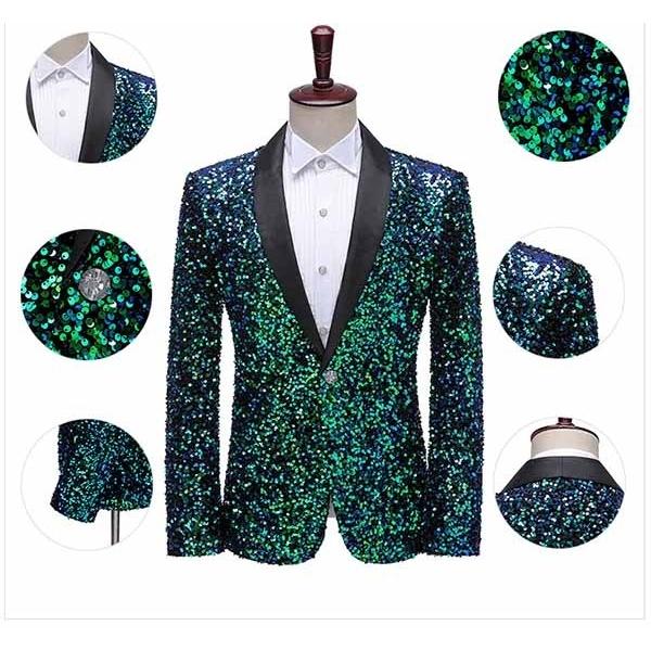 ジャケット（単品） ステージ衣装 メンズ 演出服 スパンコール