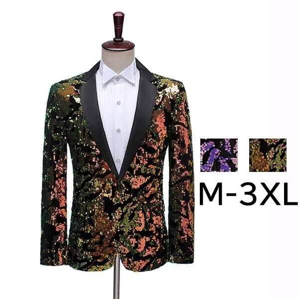 ジャケット（単品） ステージ衣装 メンズ 演出服 スパンコール