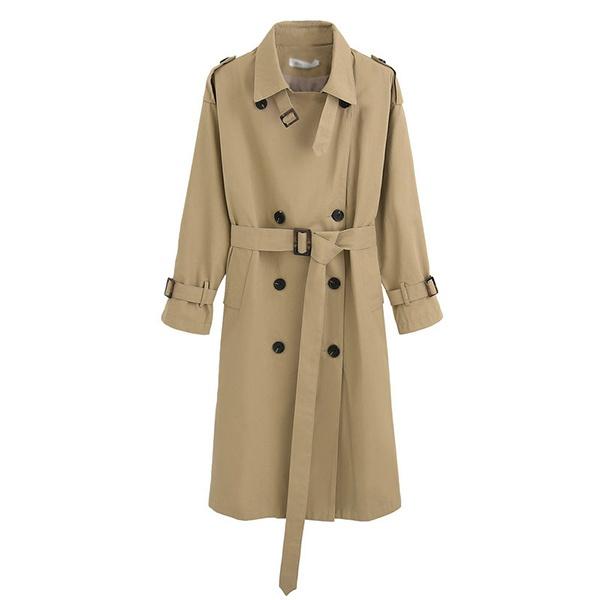 トレンチコート レディース 秋コート スプリングコート ロング丈 ロング 春 秋 アウター 秋物 秋服 ビジネス 通勤 就活 韓国風 Ef060ze マンテンショップ 通販 Yahoo ショッピング