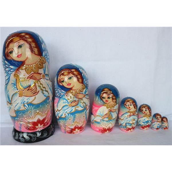 マトリョーシカ ロシア 人形 民芸品 土産物 手作り人形 手描き 7 マトリョーシカ ロシア 人形 民芸品 土産物 手作り人形 手描き 7