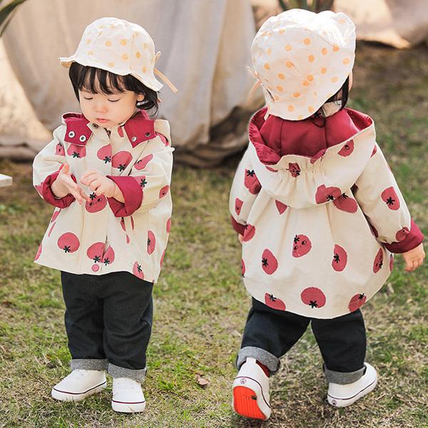 ベビー服 ベビーコート フード付きコート 女の子 スタンドカラーコート フード取り外し可能 ジップパーカー ベビー アウターベビー スプリングコート キッズ Cl0019 ショップモモ 通販 Yahoo ショッピング