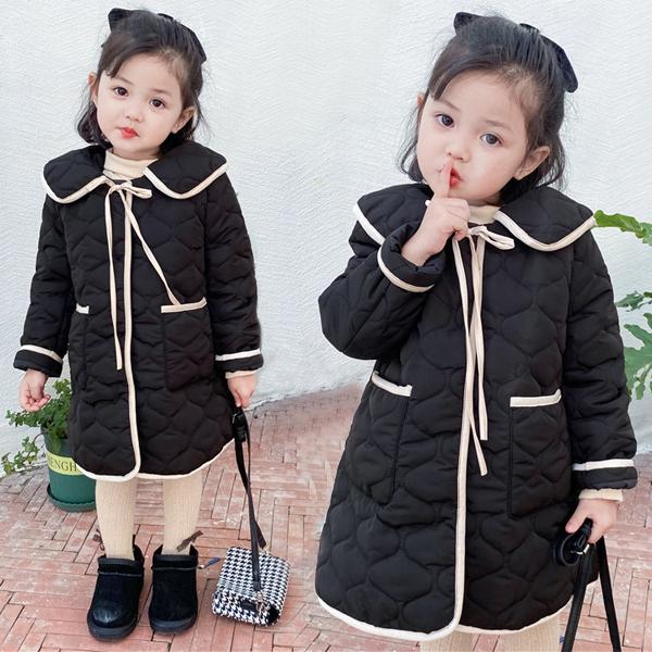 キッズ 中綿コート 丸襟 ベビーコート 綿入り 中綿ジャケット ロングコート 子供服 ロング中綿コート 可愛い ベビー服 中綿コート 女の子 暖かい 防寒 子供 Cl0322 ショップモモ 通販 Yahoo ショッピング