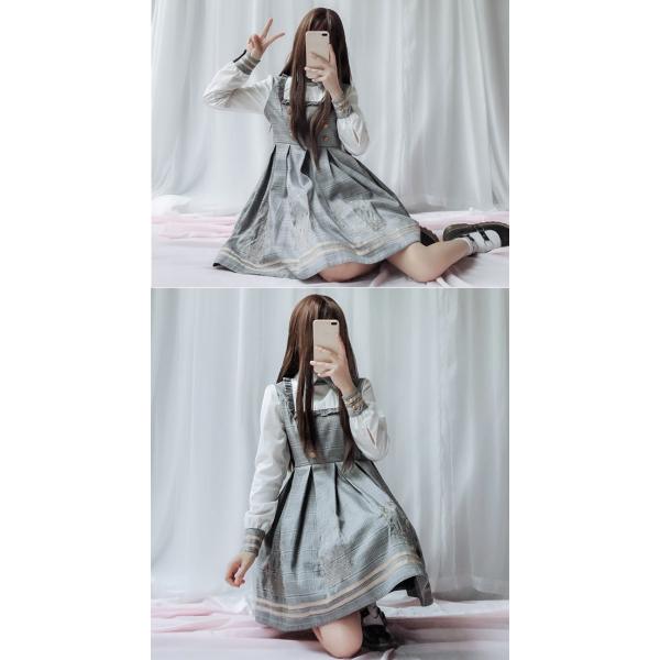 ロリータ服 レディース ロリータ ワンピース チェック柄 森ガール 3点セット ワンピース マント ネクタイ 女子中高生 クラシック ロリータ風 Lolita 長袖 Buyee Buyee 提供一站式最全面最專業現地yahoo Japan拍賣代bid代拍代購服務 Bot Online