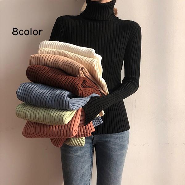 ニットセーター レディース セーター タートルネック カシュクール ハイネックセーター カラバリ リブニット ニットトップス プルオーバー 春秋 通勤 通学 Cl1158 ショップモモ 通販 Yahoo ショッピング