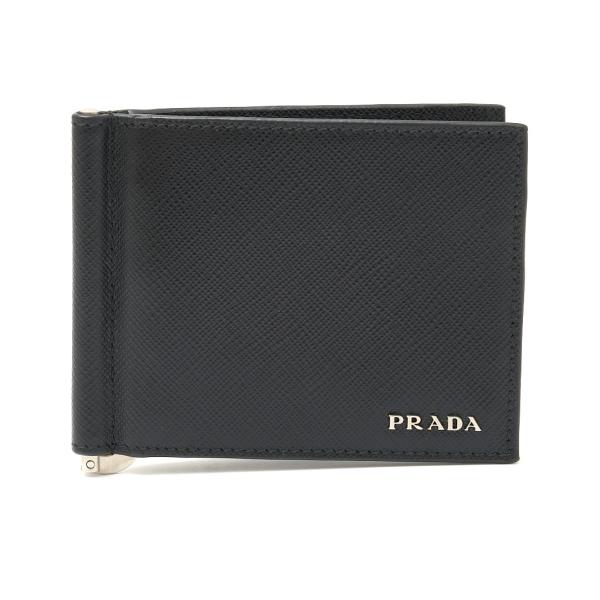 SAFFIANO(PRADA) PRADA プラダ マネークリップ付き二つ折り SAFFIANO(PRADA) PRADA プラダ マネークリップ付き二つ折り