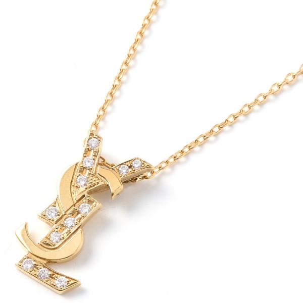 SAINT LAURENT PARIS サンローランパリ ダイヤモンド YSL ロゴ