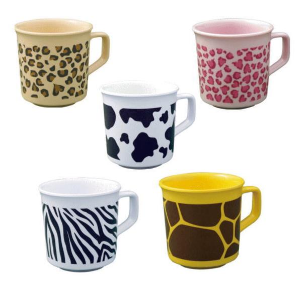 ANIMALIFE アニマライフアニマル柄 マグカップ軽くて丈夫なメラミン製マグカップ。落としても割れにくく、キズもつきにくいのでお子様でも安心してお使いいただけます。お揃いのミニトレーやスプーン、フォークとのセットがオススメ！インテリアと...