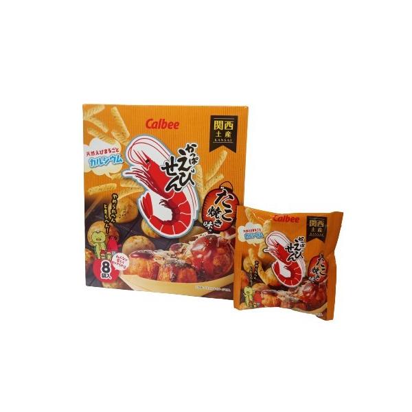 カルビーかっぱえびせんたこ焼味8袋入販売開始！