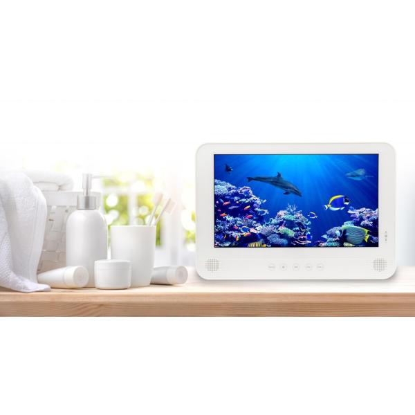 映りが違う！最新高性能チューナー搭載フルセグ　14.型　防水ポータブル液晶テレビ！海に釣りにアウトドアでフルセグTV＆DVD