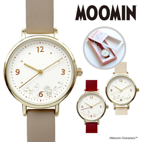 ムーミンデジタル腕時計 ホワイト/レッド 楽天市場】腕時計 レディース かわいい ムーミン 革ベルトウォッチ