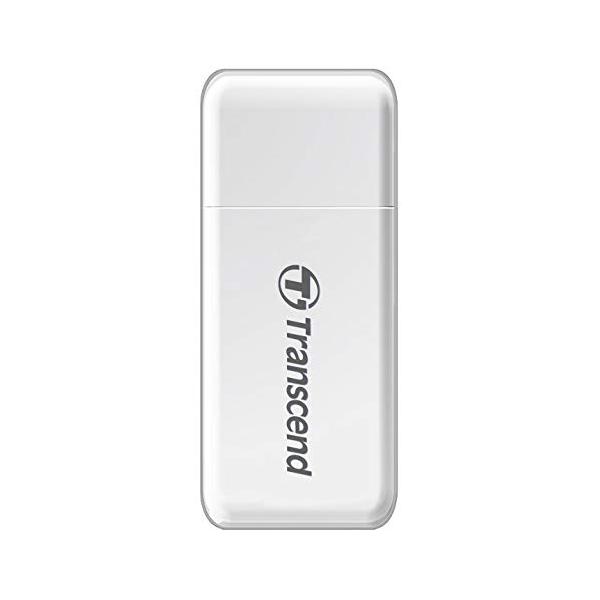 Transcend カードリーダー USB3.0 (SD/SDHC UHS-I/SDXC UHS-I/microSDXC UHS-I 対応) ホワイト 2年保証 TS-RDF5W
