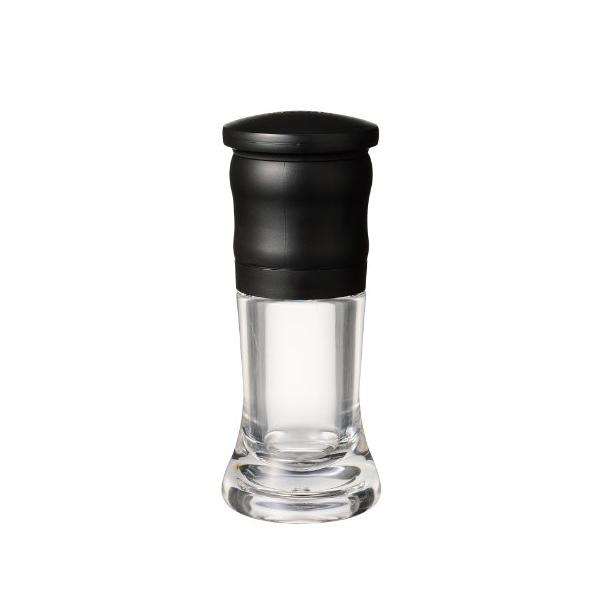 京セラ ミル 手動 40ml セラミック スパイス ペッパー 結晶塩 粗さ調節 分解洗浄 OK ブラック Kyocera CM-10N-BK