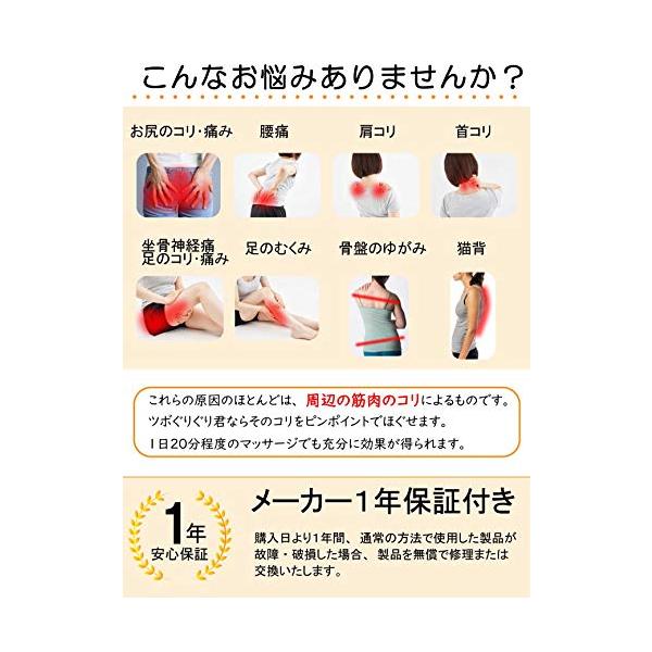 ツボぐりぐり君 玉6個入 やっぱり木製が最強 寝ながらコリほぐし 職人技のツボ押し お尻 骨盤矯正 腰痛 背中 Prettyfunnyballoons Com