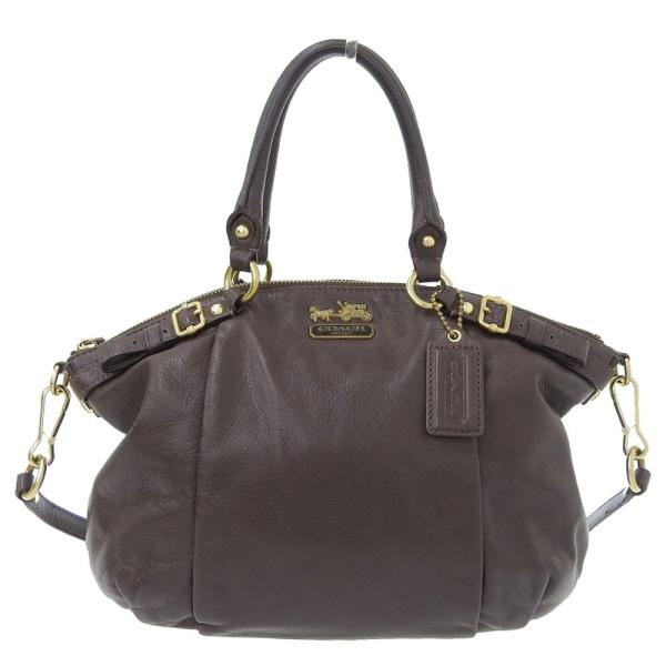 【美品】COACH コーチ ハンドバッグ ブラック レザー ゴールド金具 shop-takashimaya7_tk20b0520009