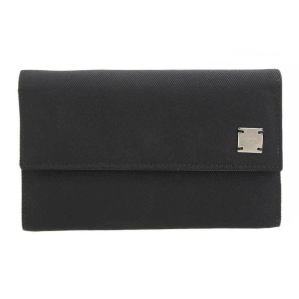 FENDI フェンディ　 三つ折り財布 ブラック フェンディ FENDI 財布 三つ折り財布 折りたたみ財布 小銭入れ