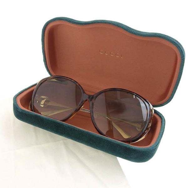 【本物保証】 超美品 グッチ GUCCI インターロッキングG バタフライ サングラス べっ甲柄 ハバナ 60□14 GG0226SK 003 shop-takashimaya7_tk21b0804012