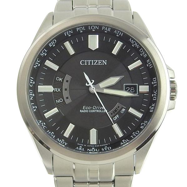 【本体のみ】CITIZEN シチズン エコ・ドライブ 電波時計 H145 CITIZEN（シチズン） エコドライブ デイト メンズ ソーラー電波 腕時計
