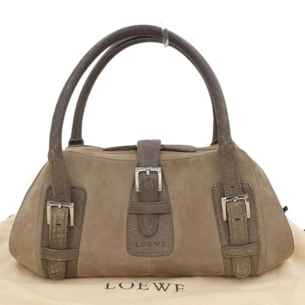 ロエベ　LOEWE ハンドバッグ　キャメル×ピンク　センダ LOEWE ロエベ バッグ レディース ブランド ハンドバッグ