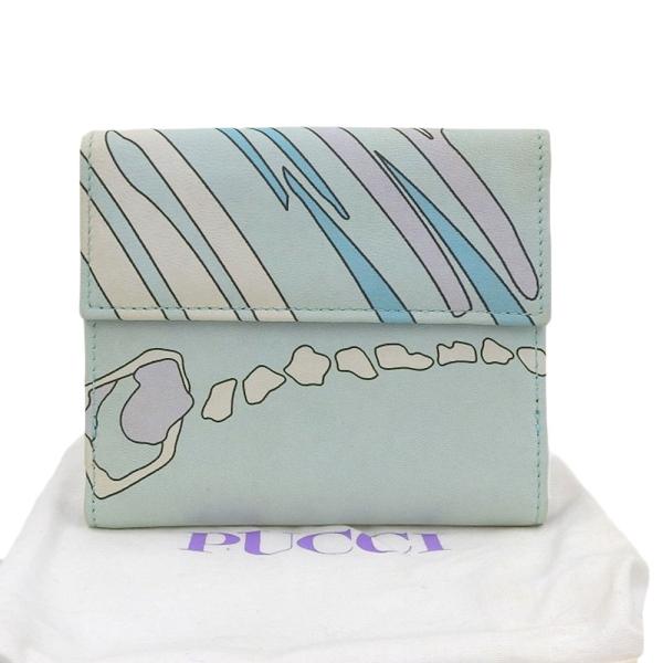 EMILIO PUCCI ミニ財布 EMILIO PUCCI（エミリオプッチ） 三つ折り財布 ポップフラワー