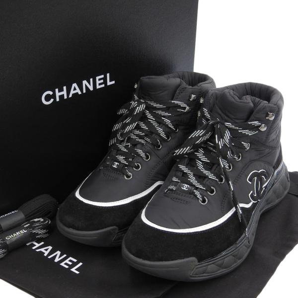 CHANEL（シャネル） ロゴ ココマーク ハイカット スニーカー 靴