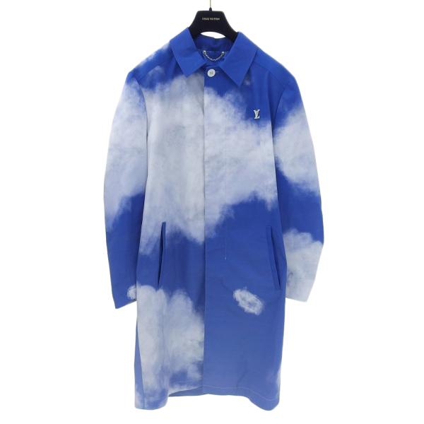 【本物保証】 新品同様 ルイヴィトン LOUIS VUITTON クラウド クラウズ90sレインコート アウター 48 20-21AW 1A8A5W 空 雲 希少 レア LOUIS VUITTON（ルイ・ヴィトン） クラウド クラウズ90sレインコート