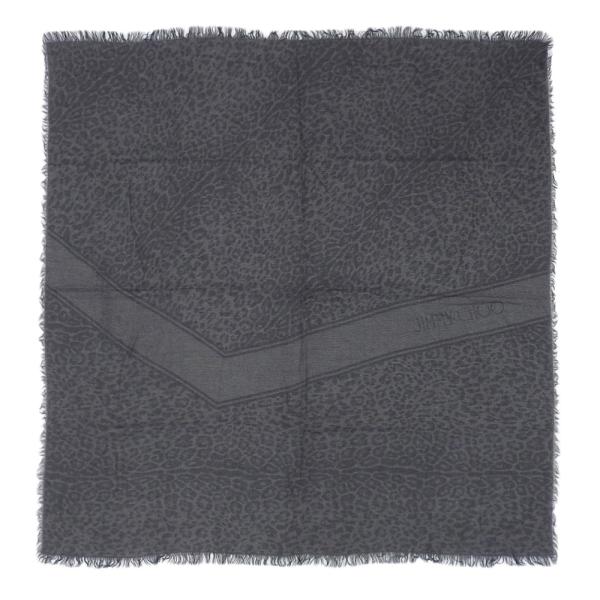 ほぼ新品 美品 ジミーチュウ 大判 マフラー ストール ショール レオパード 送料無料 ストール レオパード ヒョウ柄 パシュミナ風 ショール 春物