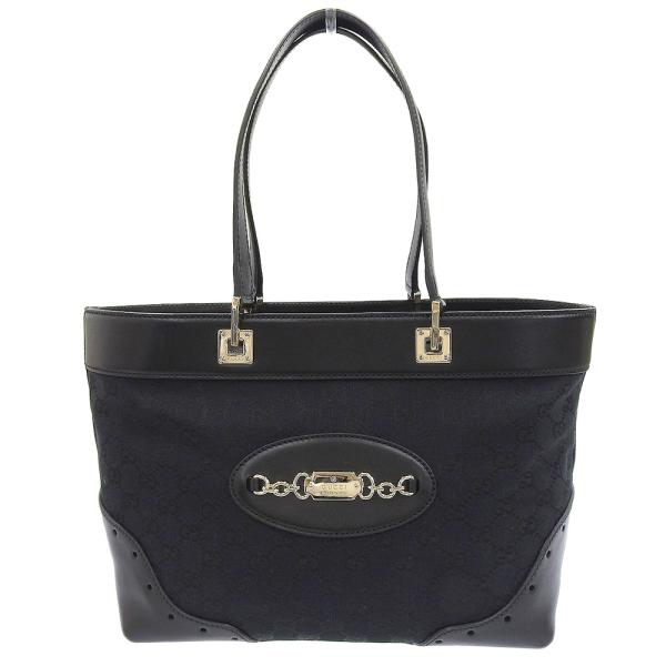 B グッチ GUCCI GGキャンバス ブラック トートバッグ ハンドバッグ shop-takashimaya7_tk24b0219009
