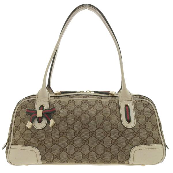 GUCCI グッチ プリンシー ハンドバッグ GGキャンバス シェリー ライン GGキャンバス グッチ GUCCI シェリーライン プリンシー 161720 497717