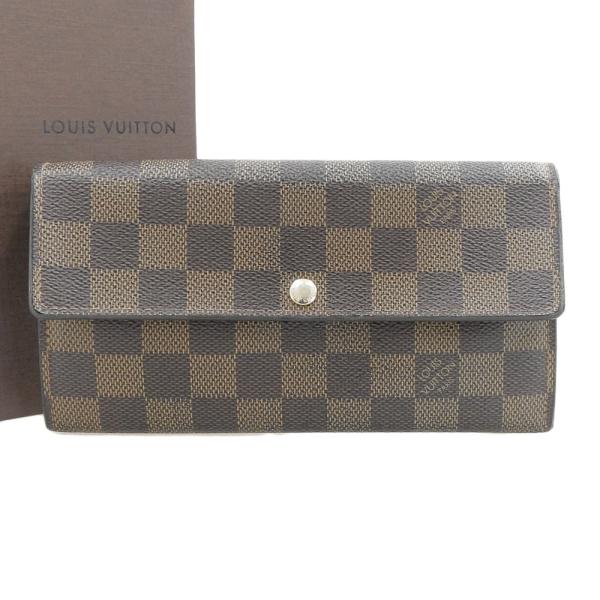 ルイヴィトン 長財布 ダミエエベヌ ポルトフォイユ サラ N61734 ポルトフォイユ・サラ ルイヴィトン LOUIS VUITTON ダミエ