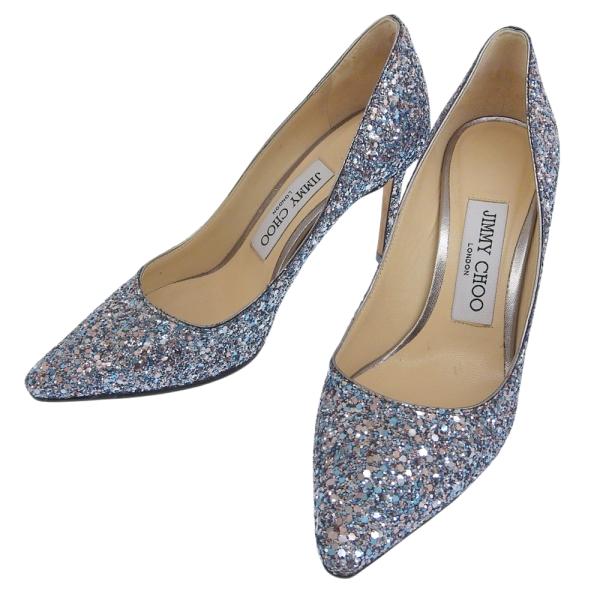 Jimmy Choo グリッターパンプス 37約23.5cmヒール5.5cm Jimmy Choo グリッターパンプス 37約23.5cmヒール5.5cm Jimmy Choo