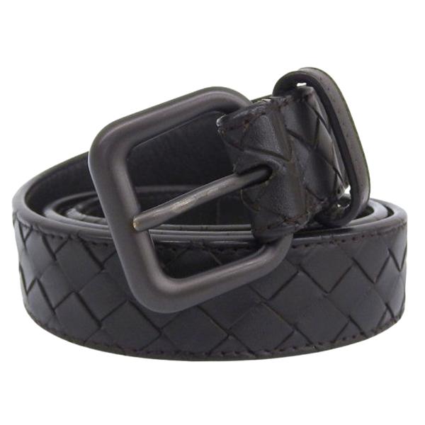 [ボッテガべネタ]ベルト BOTTEGA VENETA（ボッテガ・ヴェネタ） イントレチャート編み込み 腰