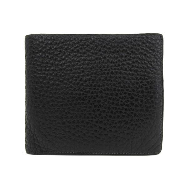 【本物保証】 美品 エルメス HERMES 二つ折り 財布 トリヨンクレマンス 黒 メンズ □D刻印 shop-takashimaya7_tk27b101420