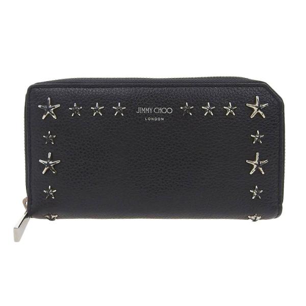JIMMY CHOO ジミーチュウ ラウンドファスナー長財布 ピッパ