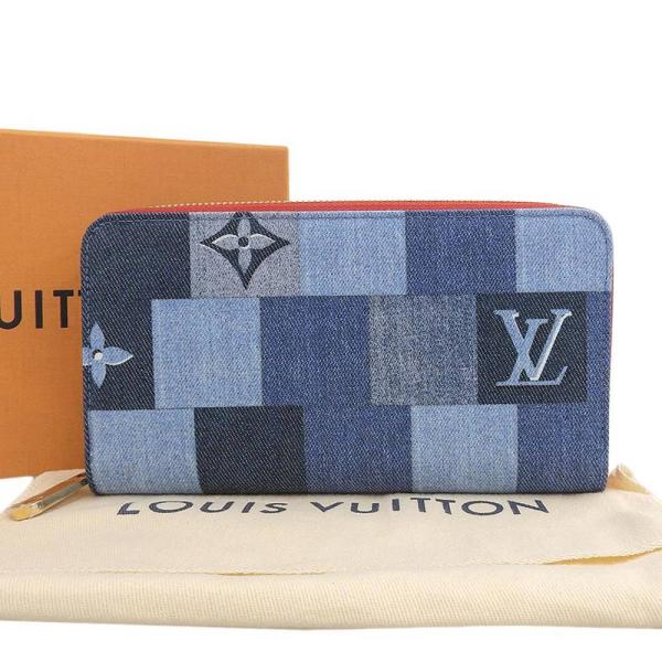 ルイヴィトン LOUIS VUITTON モノグラム デニム ジッピー