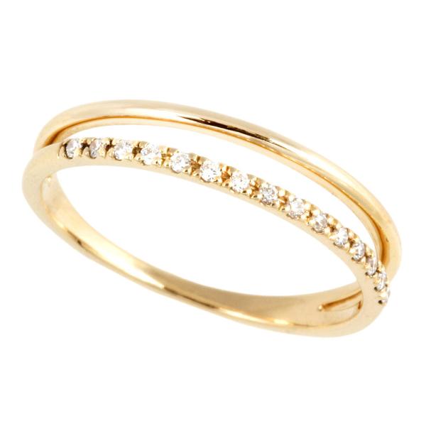 【美品】eteリング クレール]K18YG エレガンスカット リング（210402） ｜ women