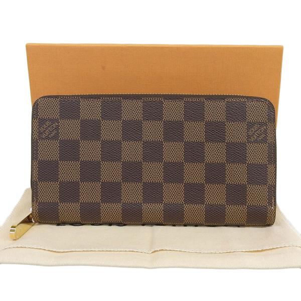 LOUIS VUITTON ダミエ ジッピーウォレット ラウンドジップ 長財布 ジッピー・ウォレット ルイヴィトン LOUIS VUITTON ダミエ