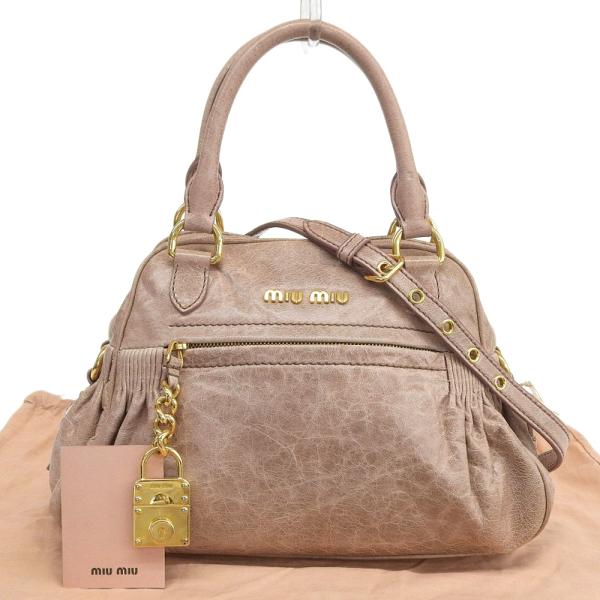 美品 ミュウミュウ MIUMIU ハンドバッグ イタリア製 shop-takashimaya7_tkh23b0113009