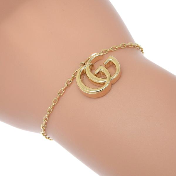 ^*^様 グッチ ggマーモント ブレスレット ダブルG グッチ GUCCI GGマーモント ブレスレット K18YG イエロー